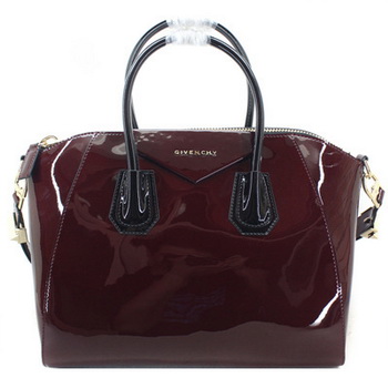 2013 Replica Givenchy Large Antigona Bag Patent Leather 9981 Wine